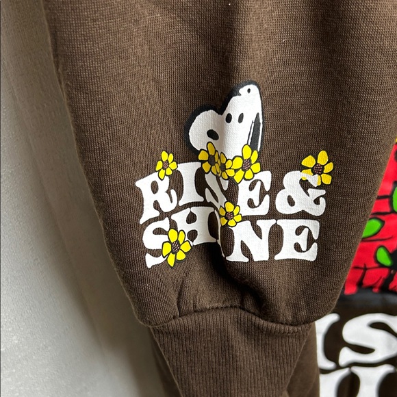 Snoopy and Woodstock “Rise and Shine” hoodie NWT size S Peanuts - Picture 9 of 16